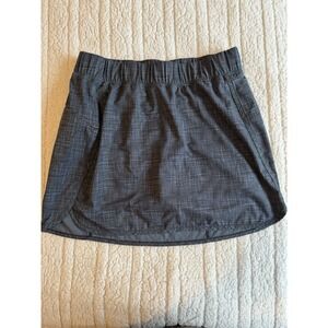 Calia Skirt Shorts Women's Small Athletic Calia Anywhere Caviar Crosshatch Gray